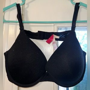 Pink by Victoria’s Secret Black Push Up Bra. Good condition, worn loosely. 36C